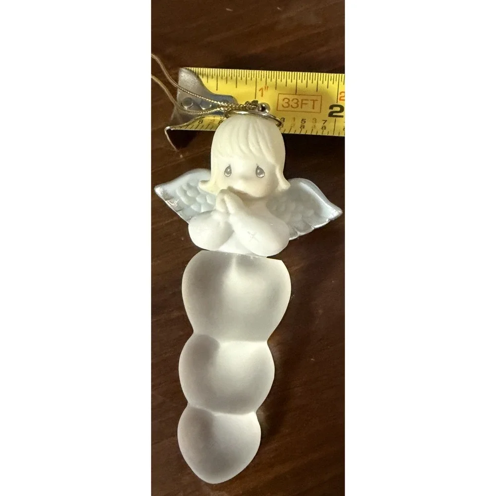 Precious Moments Enesco 1999 Praying Angel Icicle Ornament 546062/D w/ Box